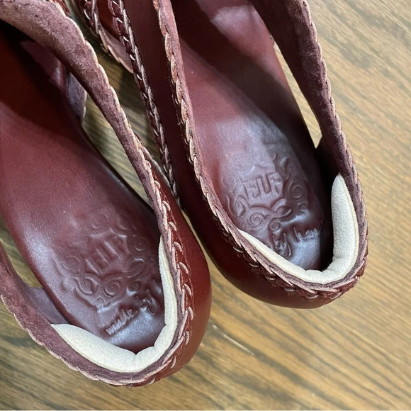 Bali Elf Spirit Walker Fairy Boho Stacked Heel Leather Booties Size 8 - Picture 5 of 14